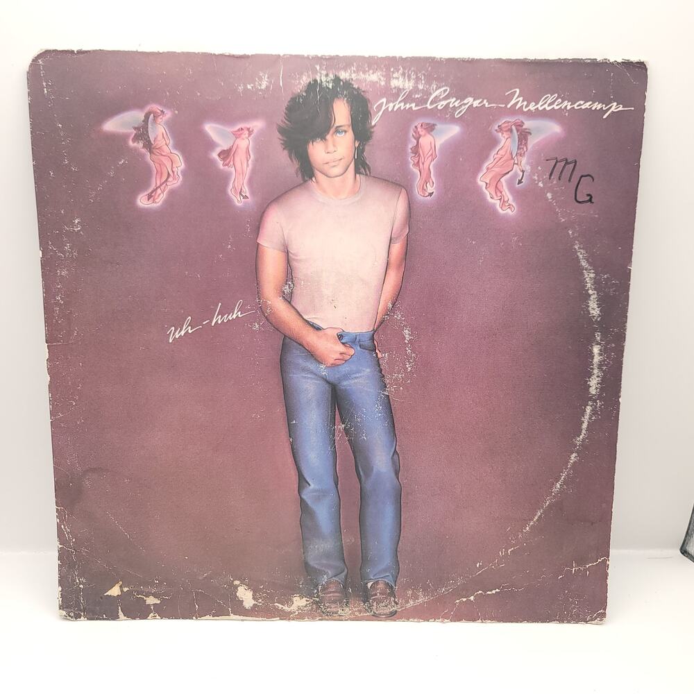 John Cougar Mellencamp Uh Huh Vinyl Records With Sleeve 1983